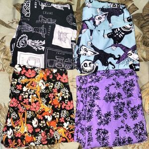 LuLaRoe Disney Legging Bundle - Bambi, Toy Story, Nightmare Before Xmas & Lilac